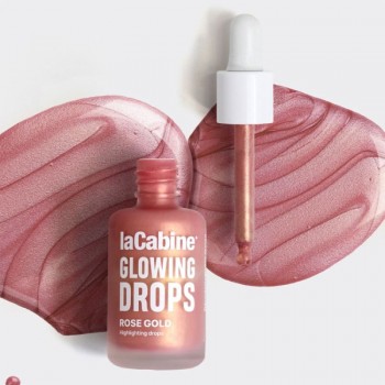 laCabine Glowing Drops Rose Gold Бронзиращи капки за лице 30ml
