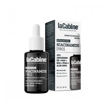 laCabine - NIACINAMIDE [Pro] Peeling Serum Mask Серум-маска за ексфолиращ пилинг ниацинамид и мултикиселини 30 ml