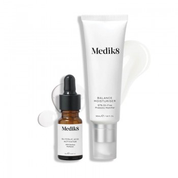 Medik8 - Balance Moisturizer™ & Glycolic Acid Activator™ Хидратиращ и матиращ крем + Активатор 