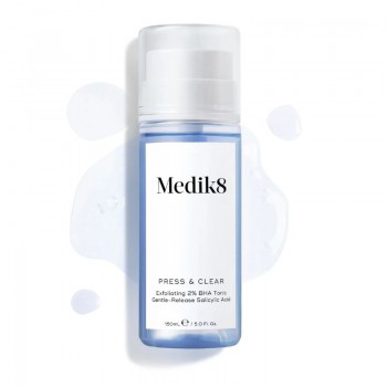 Medik8 - Press & Clear Ексфолиращ тоник против несъвършенства с BHA - пълнител 150ml