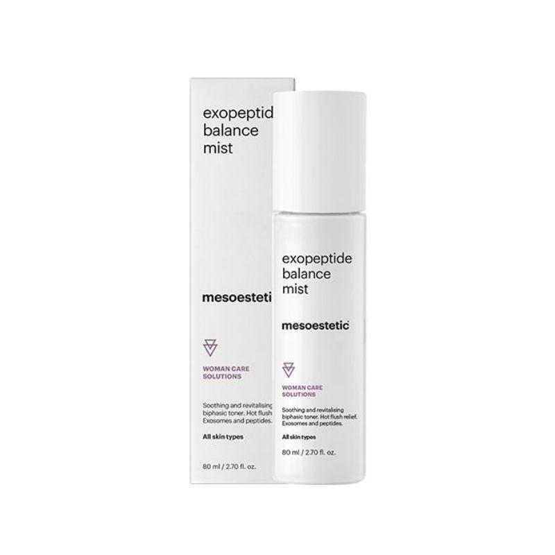 mesoestetic - Woman Care Solutions Екзопептиден балансиращ спрей-мист с ЕКЗОЗОМИ 80ml
