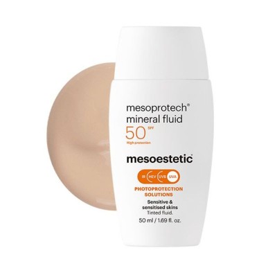 mesoprotech® mineral fluid Слънцезащитен крем за чувствителна кожа SPF50+ 50ml