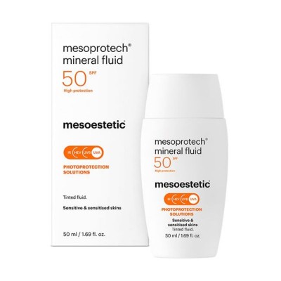 mesoprotech® mineral fluid Слънцезащитен крем за чувствителна кожа SPF50+ 50ml