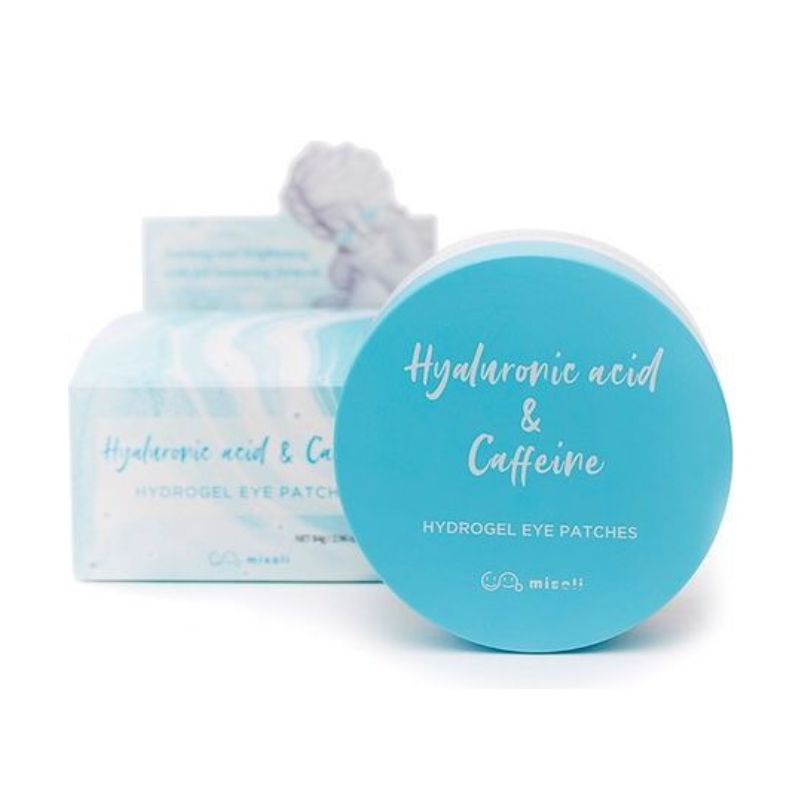 MISOLI Hyaluronic Acid & Coffeine Hydrogel Eye Patch - Хидрогелни пачове за очи с хиалуронова киселина и кофеин 60бр.