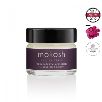 Активен ексфолиант за лице Rose & Blueberry 15ml