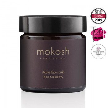Активен ексфолиант за лице Rose & Blueberry 60ml
