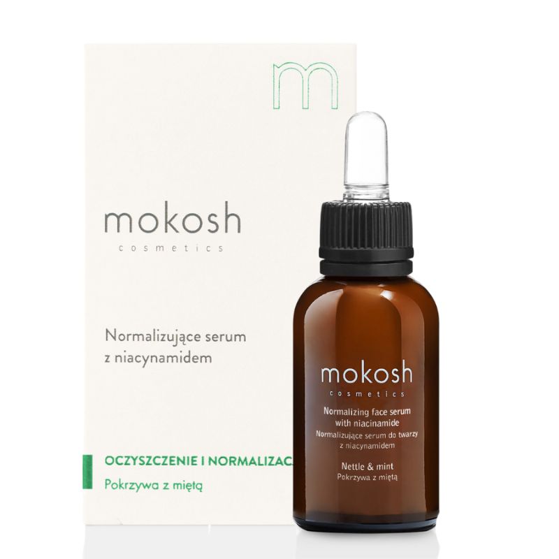 Mokosh Нормализиращ серум с Ниацинамид Коприва и Мента 30ml