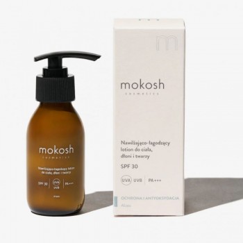 Mokosh Овлажняващ и успокояващ лосион за тяло, ръце и лице SPF30 UVA, UVB | PA+++