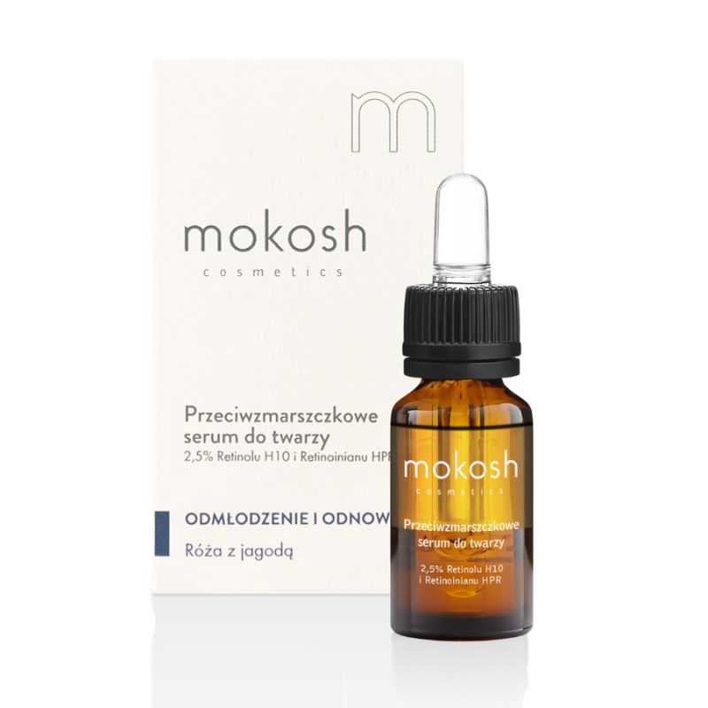 Mokosh Серум против бръчки 2,5% Ретинол Роза с Боровинка 10ml