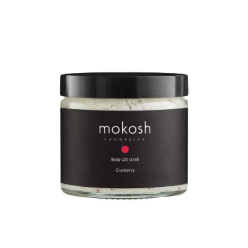 Mokosh Скраб със сол от Мъртво море Cranberry 250ml