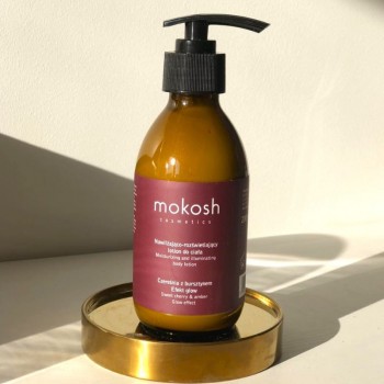 Mokosh Овлажняващ и озаряващ лосион за тяло Череша & Амбър