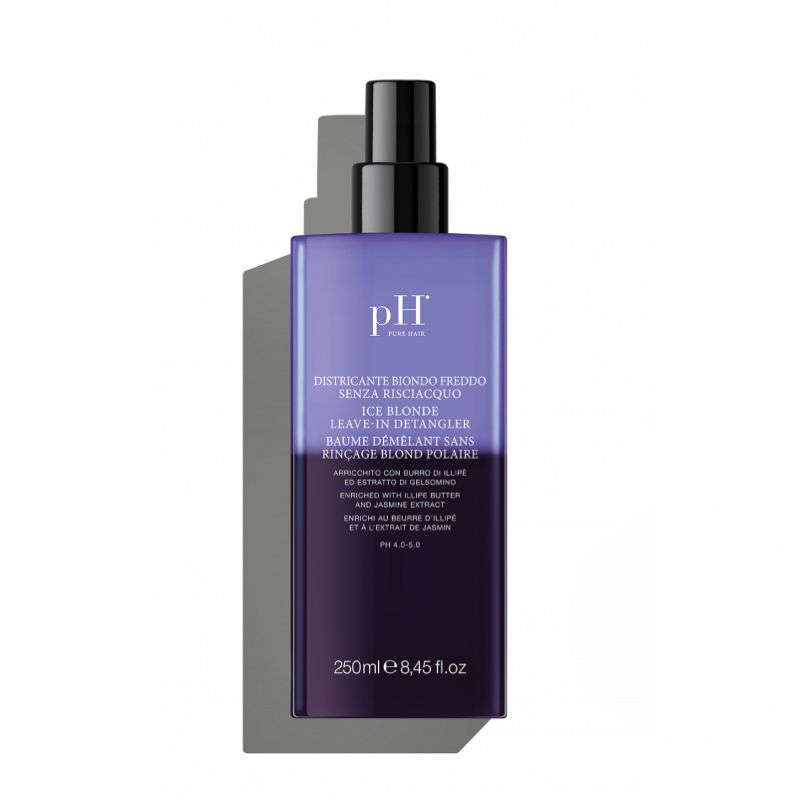 pH Laboratories ICE BLONDE LEAVE-IN DETANGLER Хидратиращ мат спрей-балсам за полярно руса коса 250ml