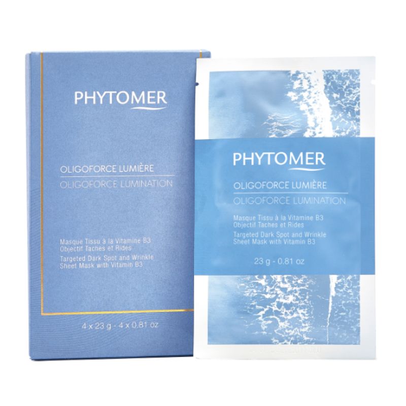 Phytomer Oligoforce Lumination Маска- лист за анти-ейдж и избелване с вит В3