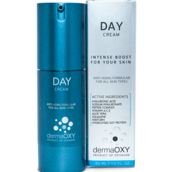 dermaOXY  Хидратиращ дневен крем с Хиалуронова киселина 30ml.