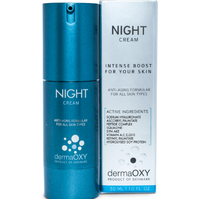 dermaOXY Нощен регенериращ крем 30ml.