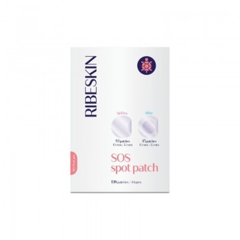RIBESKIN SOS Spot Patches Иновативна двустепенна система от лепенки за акне 138 броя