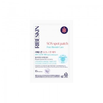 RIBESKIN SOS Spot Patches Иновативна двустепенна система от лепенки за акне 138 броя