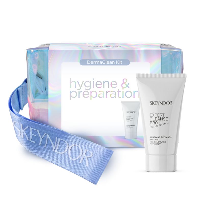 Skeyndor Dermaclean kit Expert Cleanse Pro Обновяващ ензимен пилинг гел + подарък