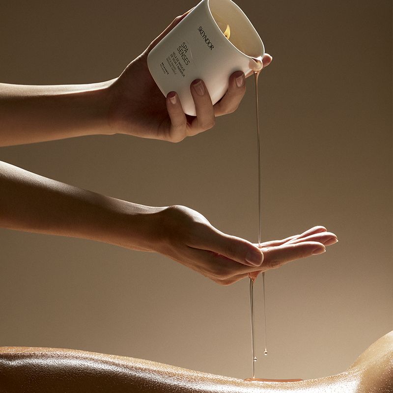Skeyndor SPA SENSES Soy & Orange Massage candle prof. Свещ за масаж 200 ml