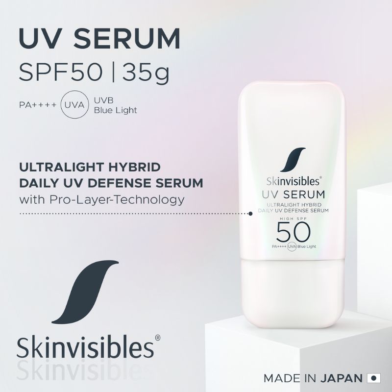 SkinVisibles UV Serum SPF 50 – Ултралек хибриден дневен серум за UV защита SPF 50 35 ml