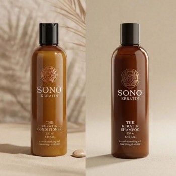 SONO - KERATIN Комплект за увредена и суха коса с кератин 250 + 50 ml