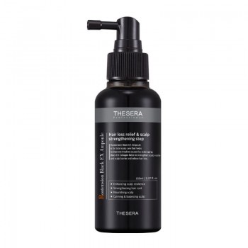 THESERA Rootension Black EX Ampoule Спрей за скалп против косопад 