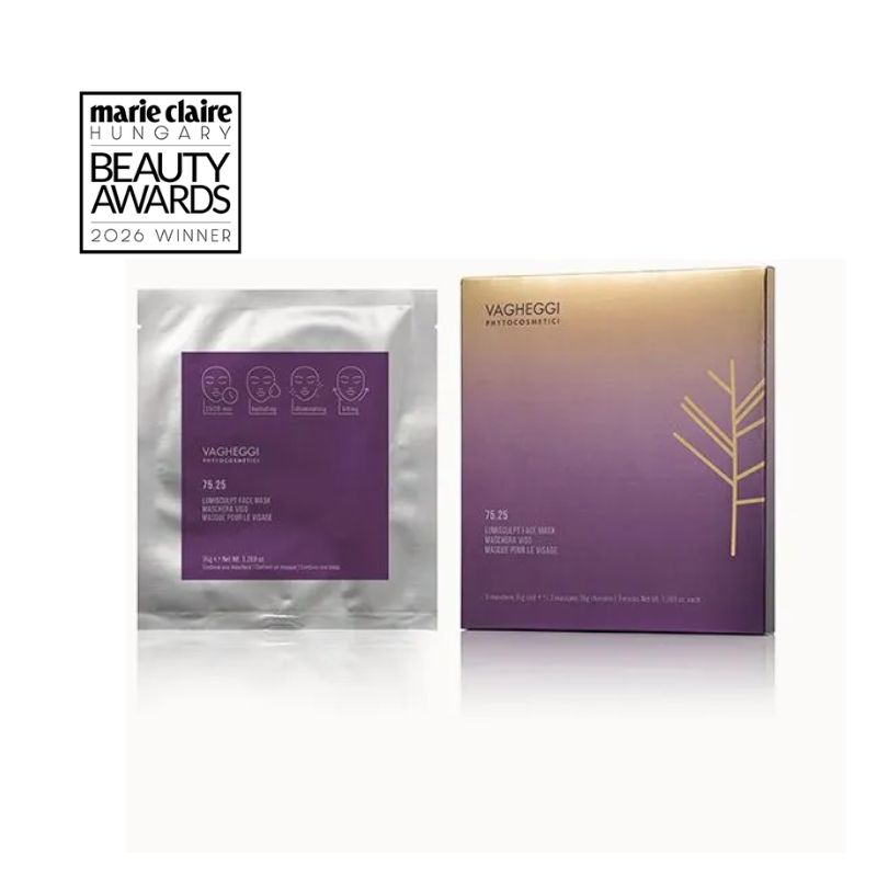 Vagheggi - 75.25 Longevity LumiSculpt Mask Хидрогелна маска за лифтинг и сияние на лицето 3 бр.