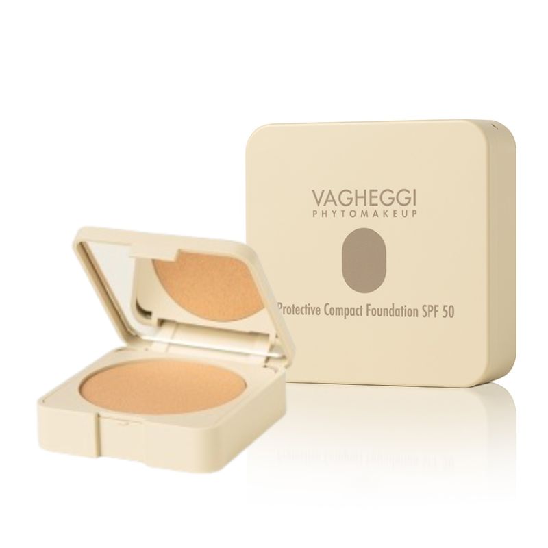 Vagheggi - Protective Compact Foundation SPF50 n.20 „Natural Amber“ Защитен компактен фон дьо тен