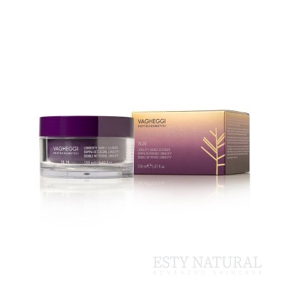 Vagheggi - 75.25 Longevity Double Cleanser Двойно почистване - Почистващ крем + озаряващ гел 150ml