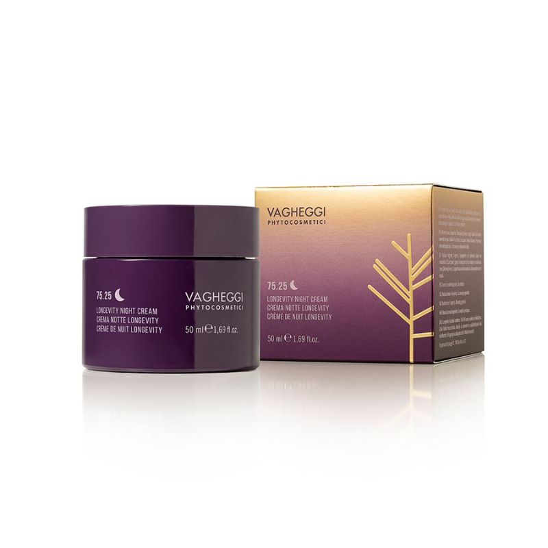 Vagheggi - 75.25 Longevity Night Cream Подмладяващ регенериращ нощен крем 50ml